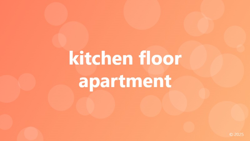 kitchen floor apartment
