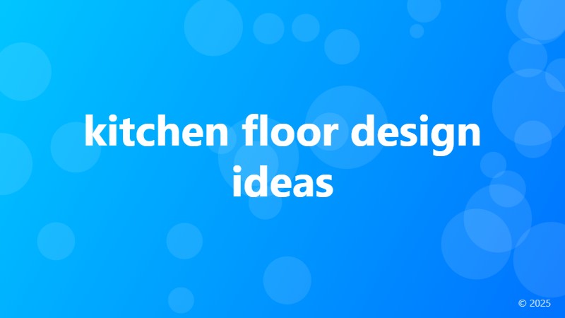 kitchen floor design ideas