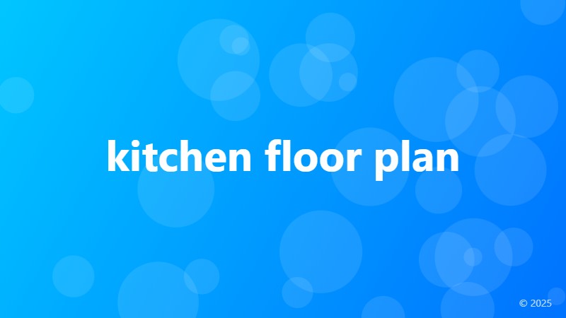 kitchen floor plan