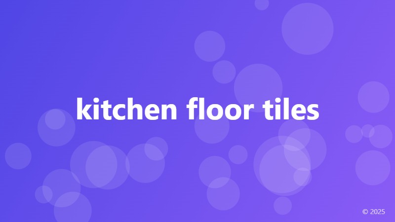 kitchen floor tiles