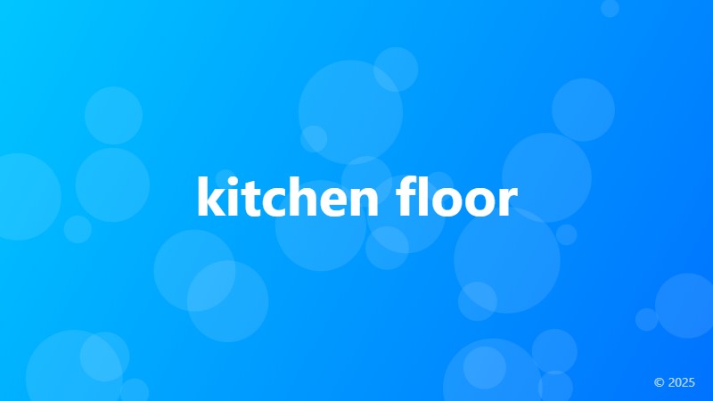 kitchen floor
